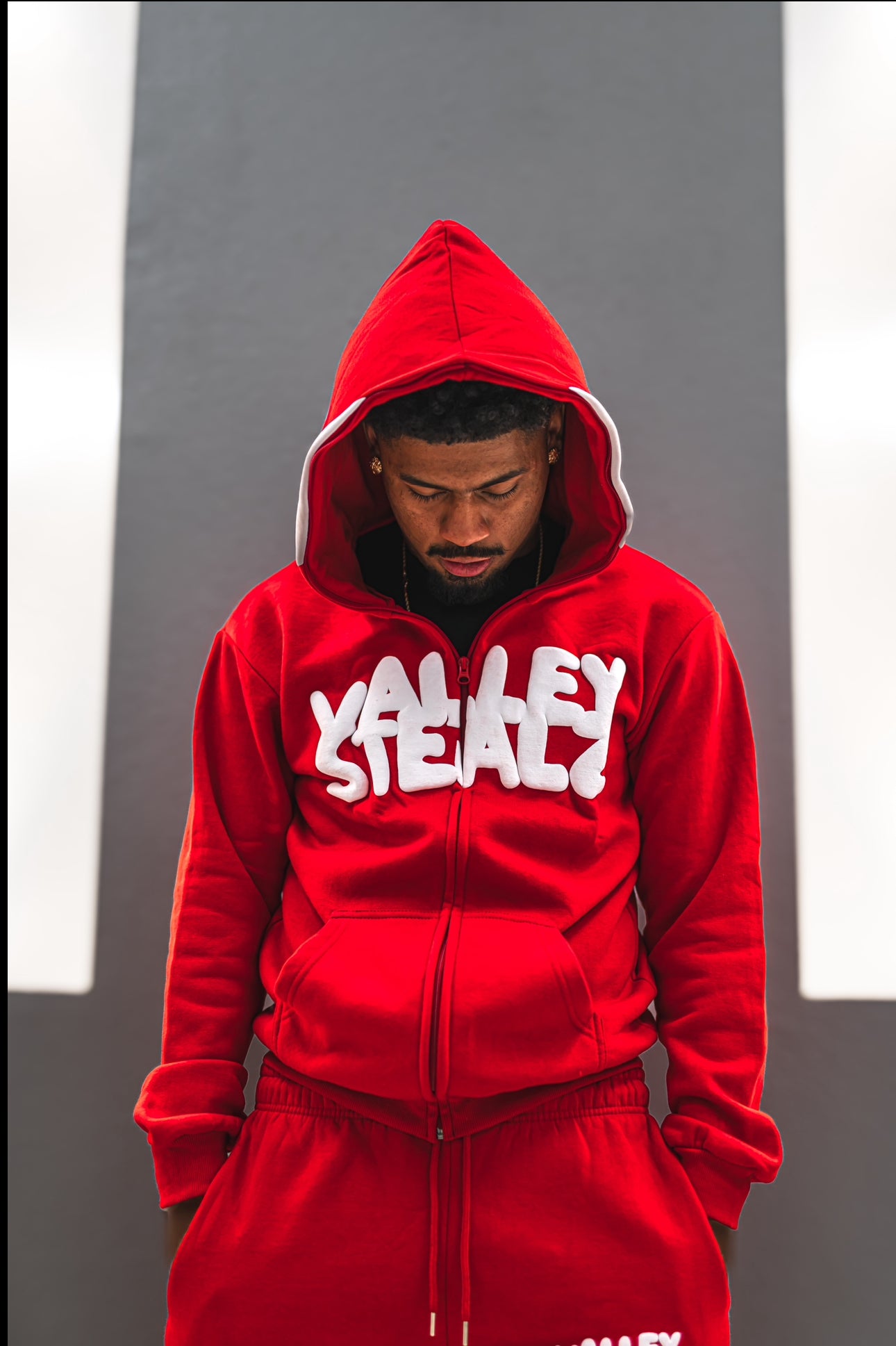 BOUNCE BACK TRACKSUIT RED/WHITE