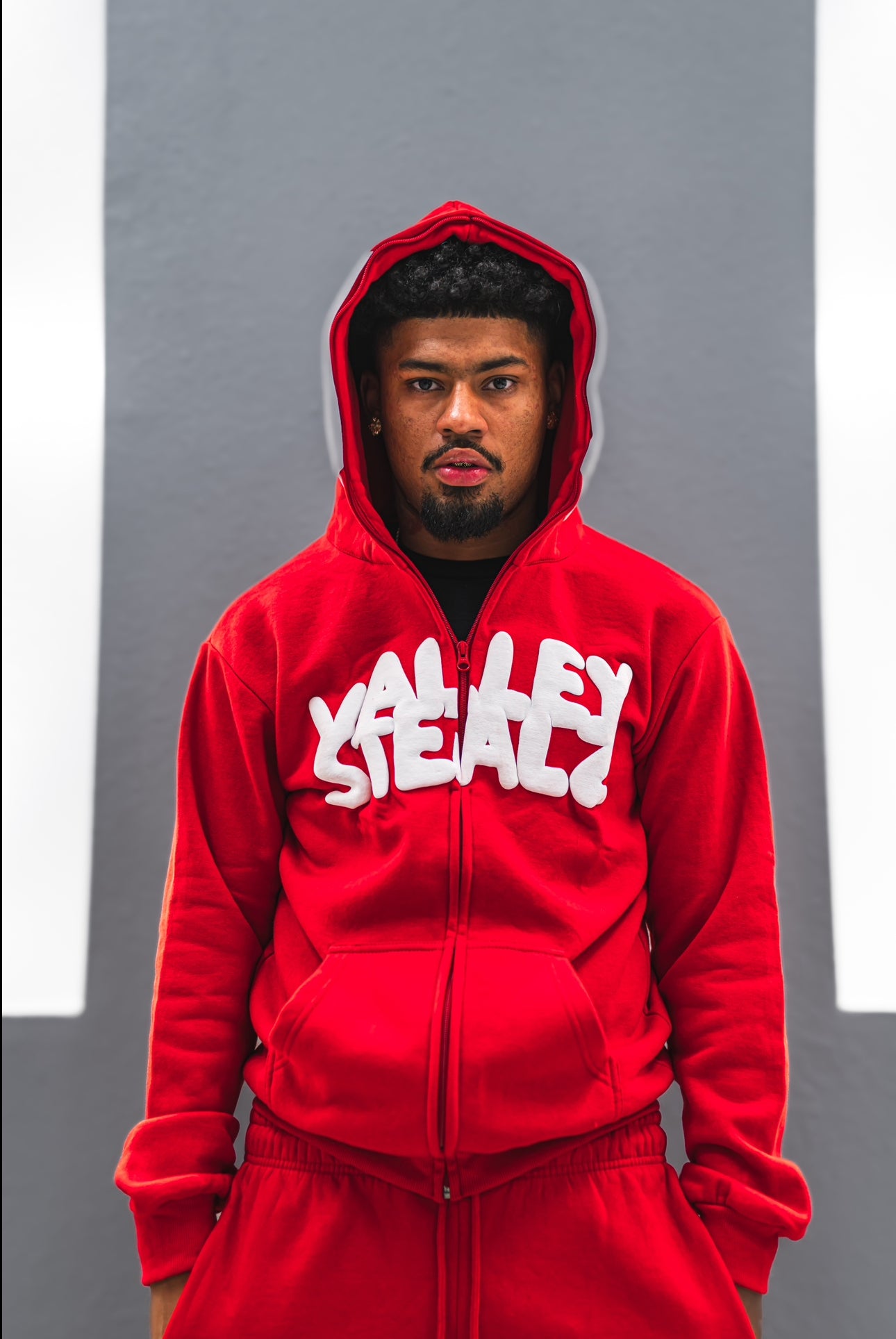 BOUNCE BACK TRACKSUIT RED/WHITE