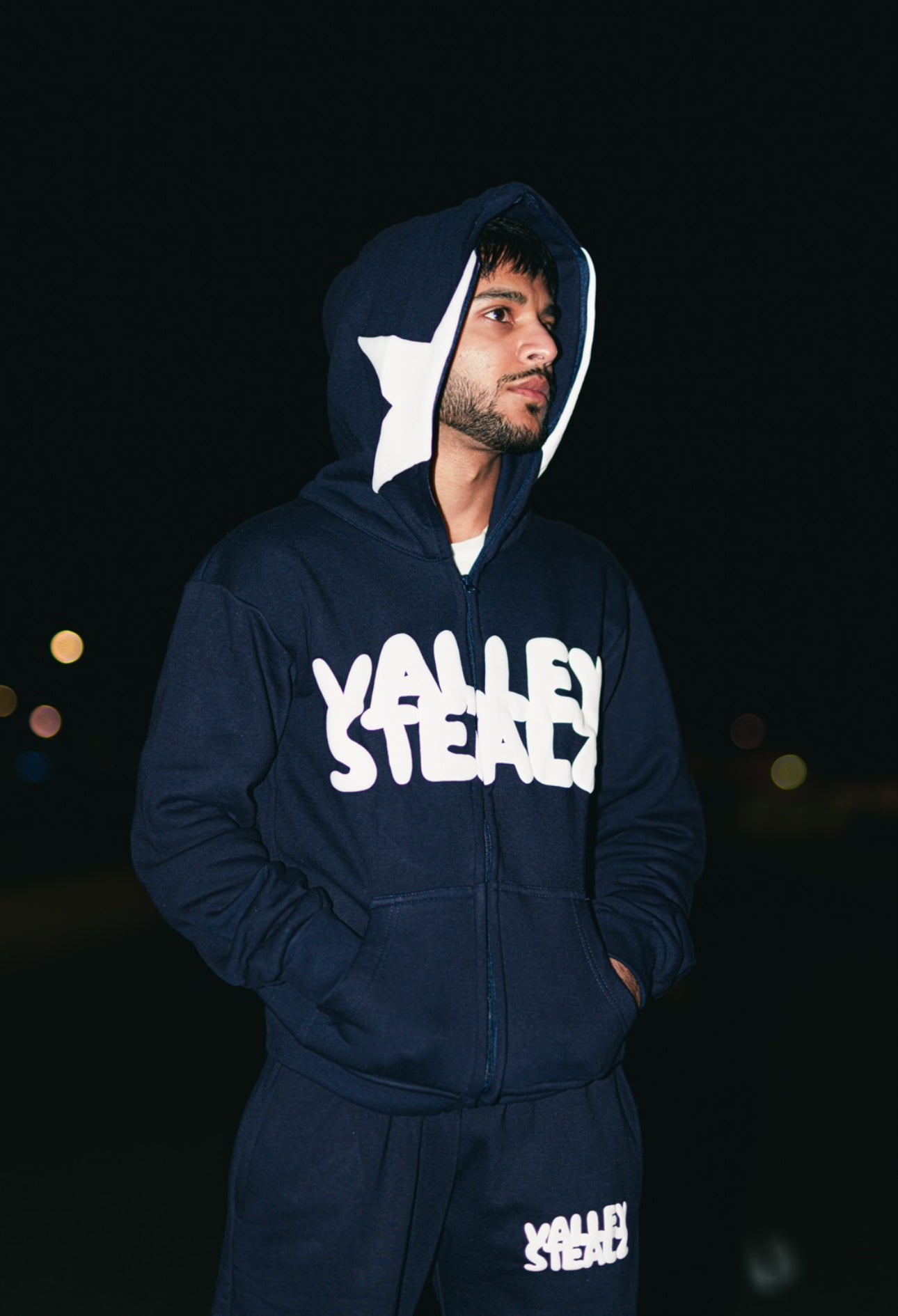 THE BOUNCE BACK HOODIE NAVY BLUE