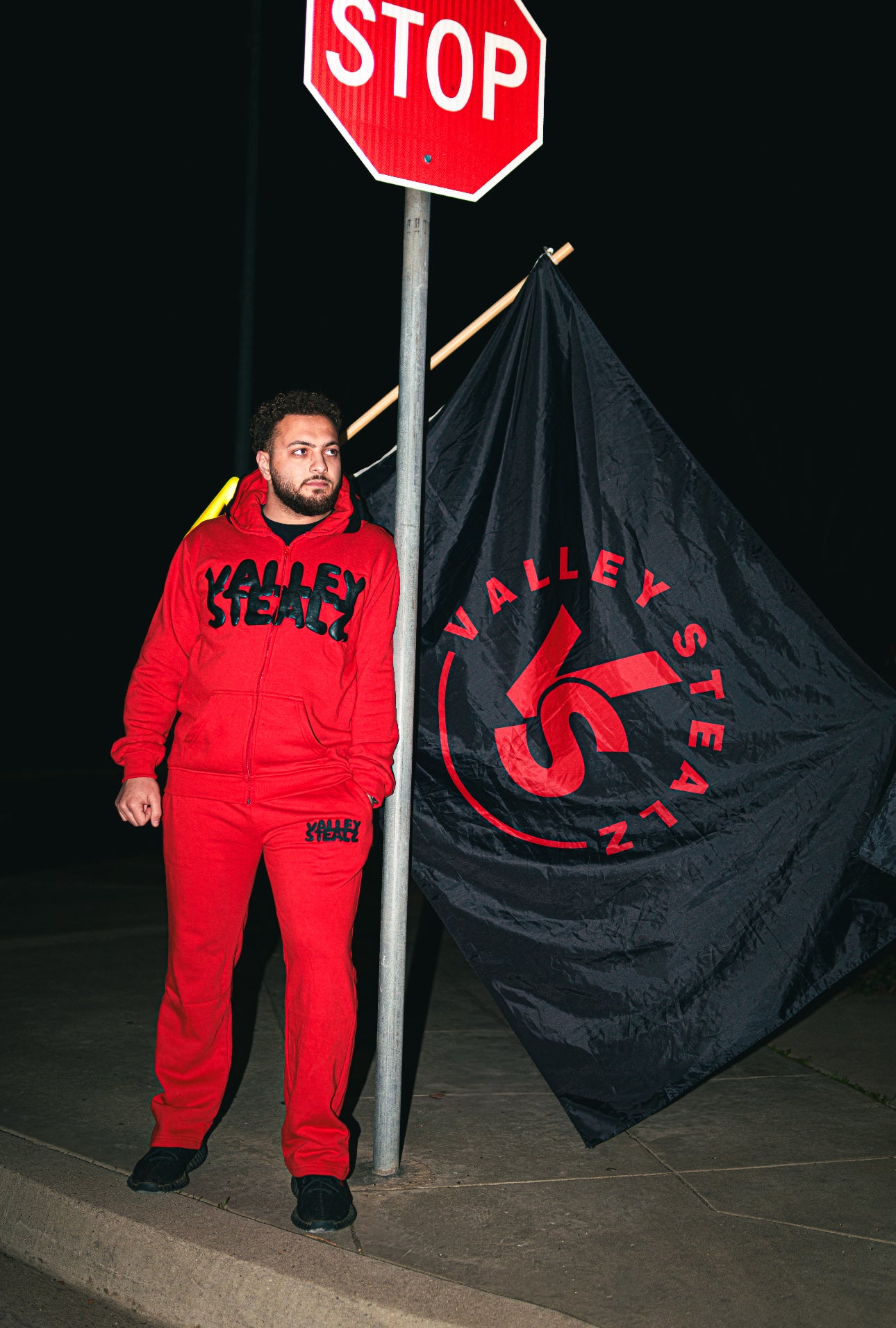 BOUNCE BACK TRACKSUIT RED/BLACK