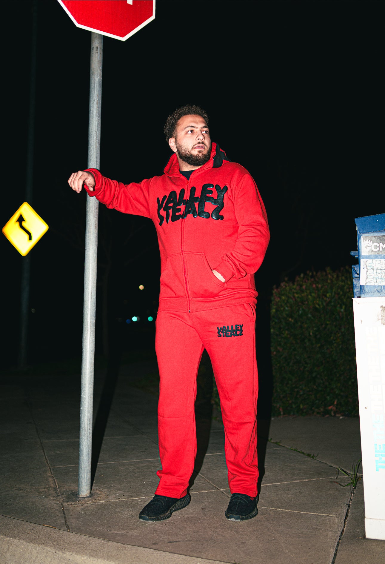 BOUNCE BACK TRACKSUIT RED/BLACK