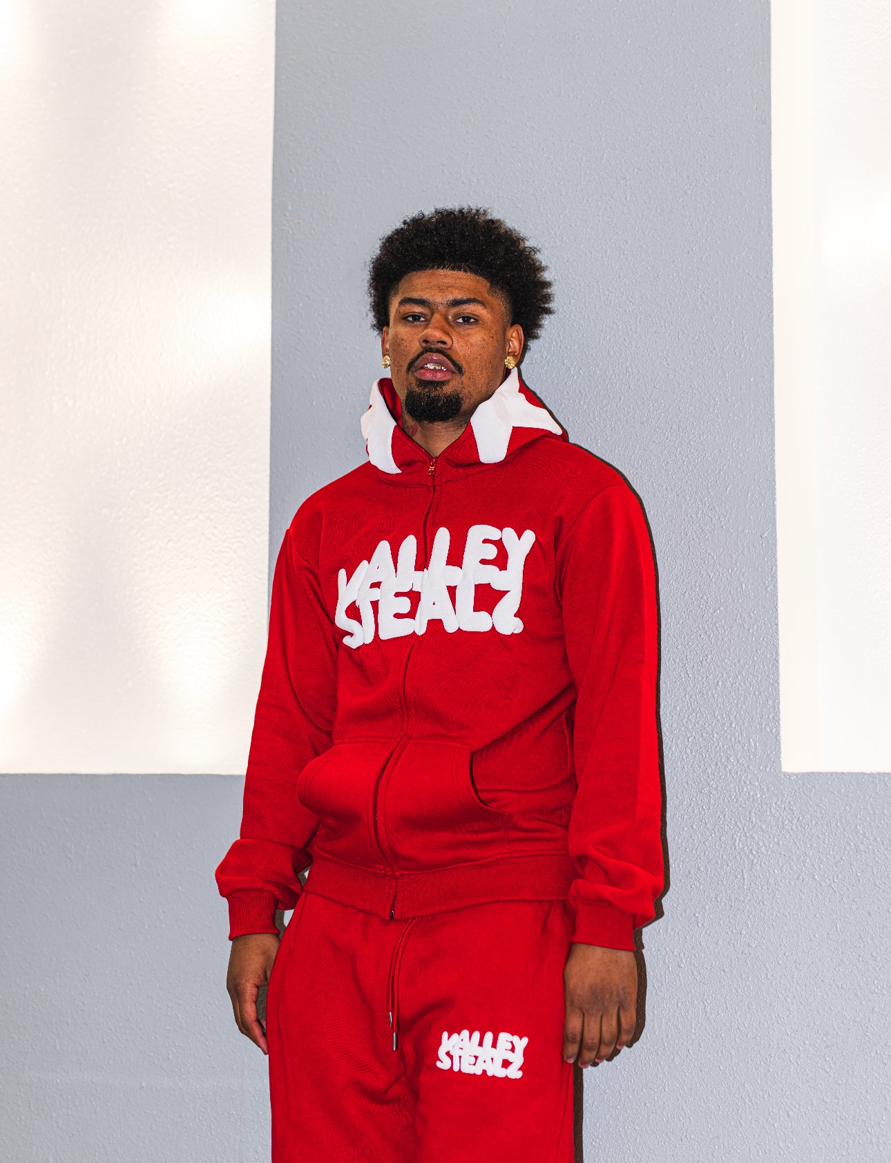 BOUNCE BACK TRACKSUIT RED/WHITE